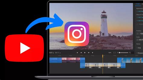 Convert YouTube to Instagram videos online.